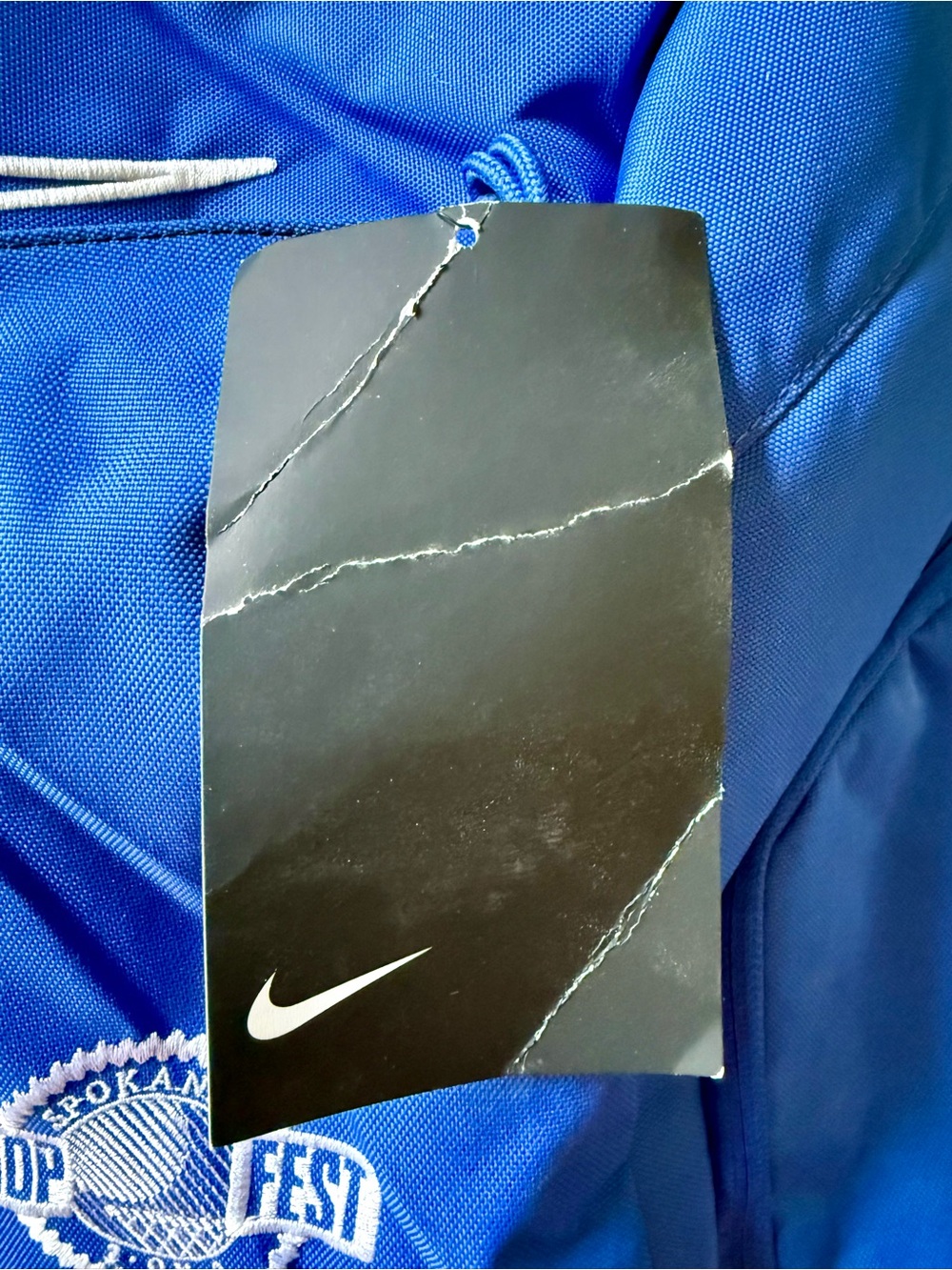 Nike Elite Hoops Backpack with Custom Spokane Hoopfest Logo Royal Blue - Picture 4 of 11